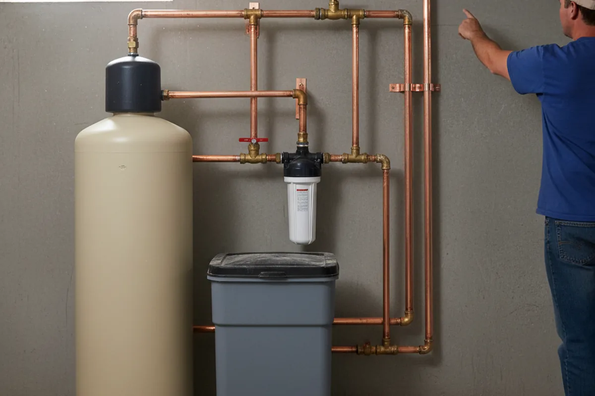 Whole-house water treatment system installed in Guadalupe